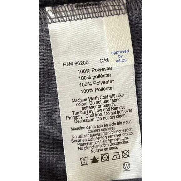 Asics Womens Circuit 8 Short Sleeve Athletic Jersey Shirt Top - Picture 15 of 15